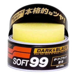 Cera Soft 99 automotiva black dark Para Carros Branco Prata 300g estética automotiva auto brilho