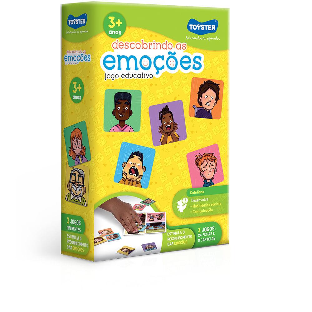 Jogo Educativo Descobrindo Emoções - Toyster em Oferta na Shopee