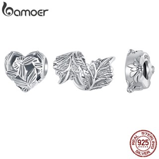 Bamoer 925 Silver Sterling Autumn Series Beads De Prata Série De Outono Bijuteria Fashion Jewellery Para Presentes De Aniversário Feminino