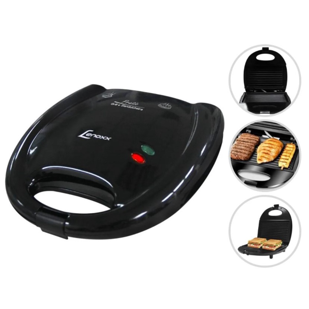 Grill e Sanduicheira Lenoxx Pratic PSD 113 127v ou 220v