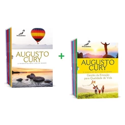 Kit 2 Box com 8 Livros | Gestão das Emoções Para Qualidade de Vida | Augusto Cury