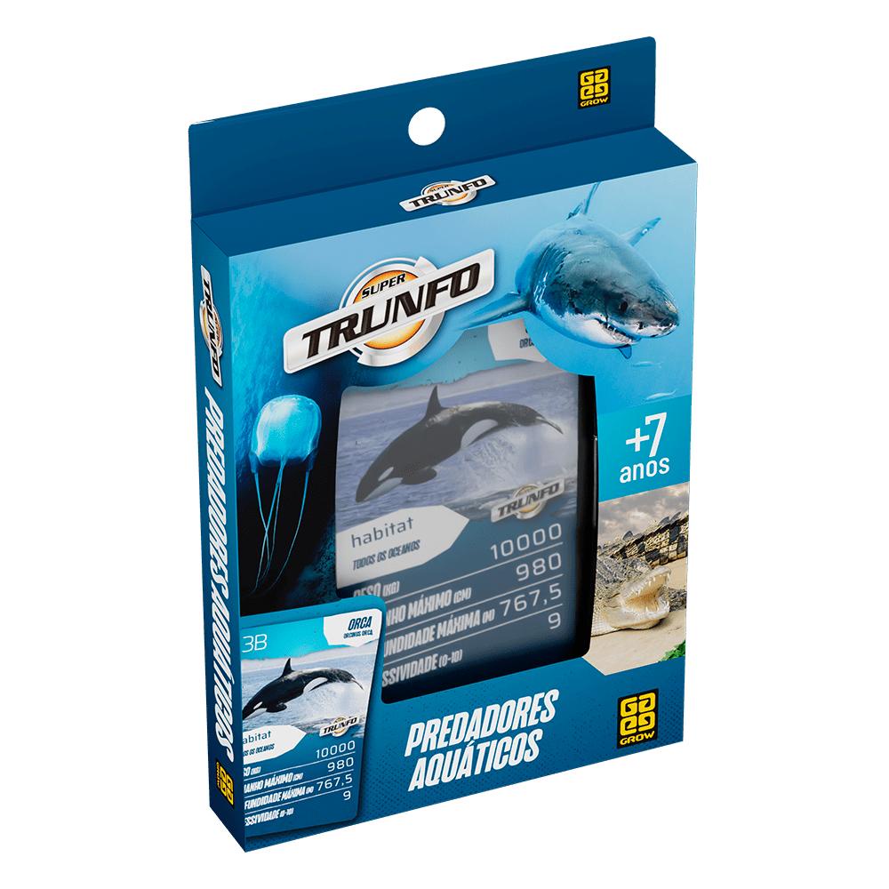 Super Trunfo Predadores Aquáticos em Oferta na Shopee