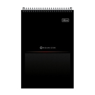 Bloco espiral pequeno Organizer pautado 80 folhas Tilibra