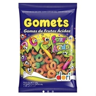 Bala Goma Gomets Anel Frutas Ácidas Dori 600g