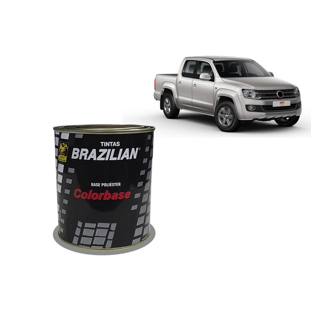 Tinta Automotiva Colorbase Brazilian Base Poliéster Volkswagen Prata Reflex 900 Ml 1999 2000 2001 2002 2003 2004 2005 2006 2007 2008 2009 2010 2011 2012 2013 2014 2015 2016 2017 2018 2019 2020 2021
