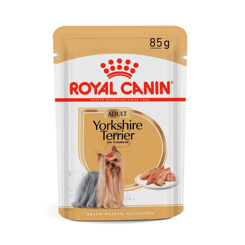 Ração Úmida Sachê Royal Canin Yorkshire Cães Adultos 85g em Oferta na Shopee