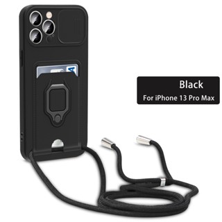 Capa De Telefone Multifuncional De Luxo Para iPhone6 7 8 X XS XSmax iPhone11 12 13 14Promax Elegante E Conveniente Traseira Com Cordão