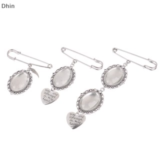 [Dhin] Bouquet De Casamento Foto De Encantamento Broche De Alfinete De Bricolage Moldura Oval COD