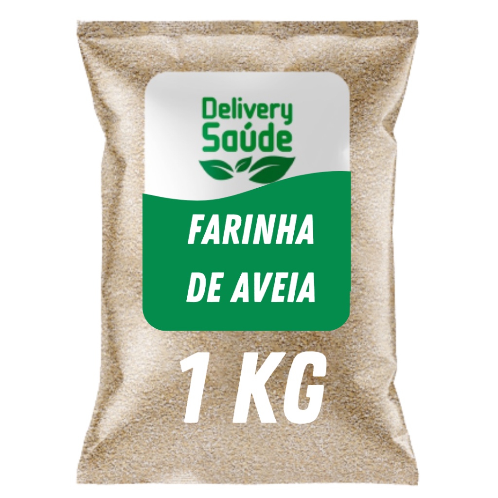 Farinha de Aveia 1Kg Alta Qualidade DeliverySaúde em Oferta na Shopee