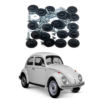 Kit 20 Parafusos Fixacao Forracao Porta Fusca Brasilia Kombi
