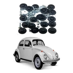 Kit 20 Parafusos Fixacao Forracao Porta Fusca Brasilia Kombi
