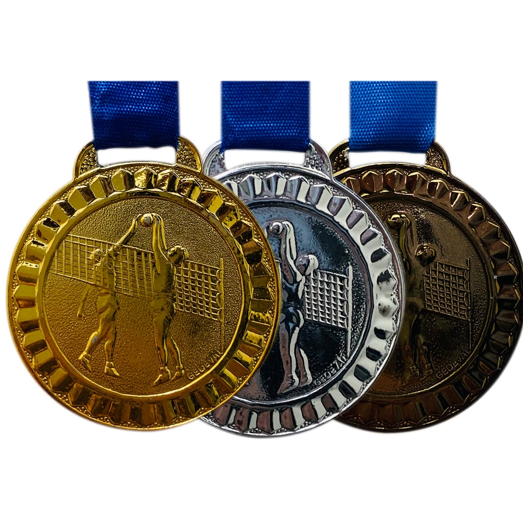 Kit 60 Medalhas Volei Esporte Honra Mérito Participação 45mm