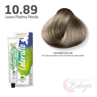 Coloração Permanente Sem Amônia Nº 10.89 Nova Coloratto 60g