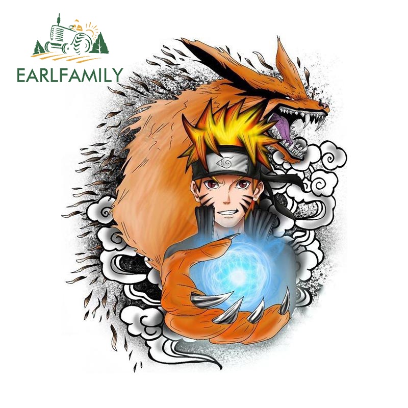 EARLFAMILY 13cm x 11.0cm Naruto Adesivo De Carro Capacete Da Motocicleta Tronco Janelas À Prova Dwaterproof Água Tumbler