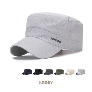 KIMMIY Summer Mesh Outdoor Esporte Esportivo De Verão Bonés Militares De Secagem Rápida Homens De Cadete Respirável Boné De Ciclismo Corrida De Baseball