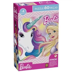 Quebra Cabeça Barbie 60 Peças - Grow