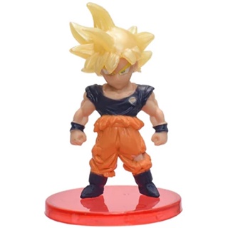 Goku Ultra Instinct Blonde Hair 7cm - Boneco Miniatura Action Figure Dragon Ball Z Super GT em Oferta na Shopee