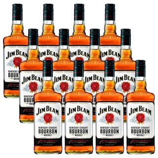 KIT 12 WHISKEY JIM BEAM WHITE 1000ML em Oferta na Shopee