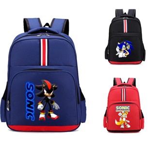 Sonics The Hedgehog Backpack Mochila Para Estudantes De Grande Capacidade Desenho Animado Garotos De Impressão