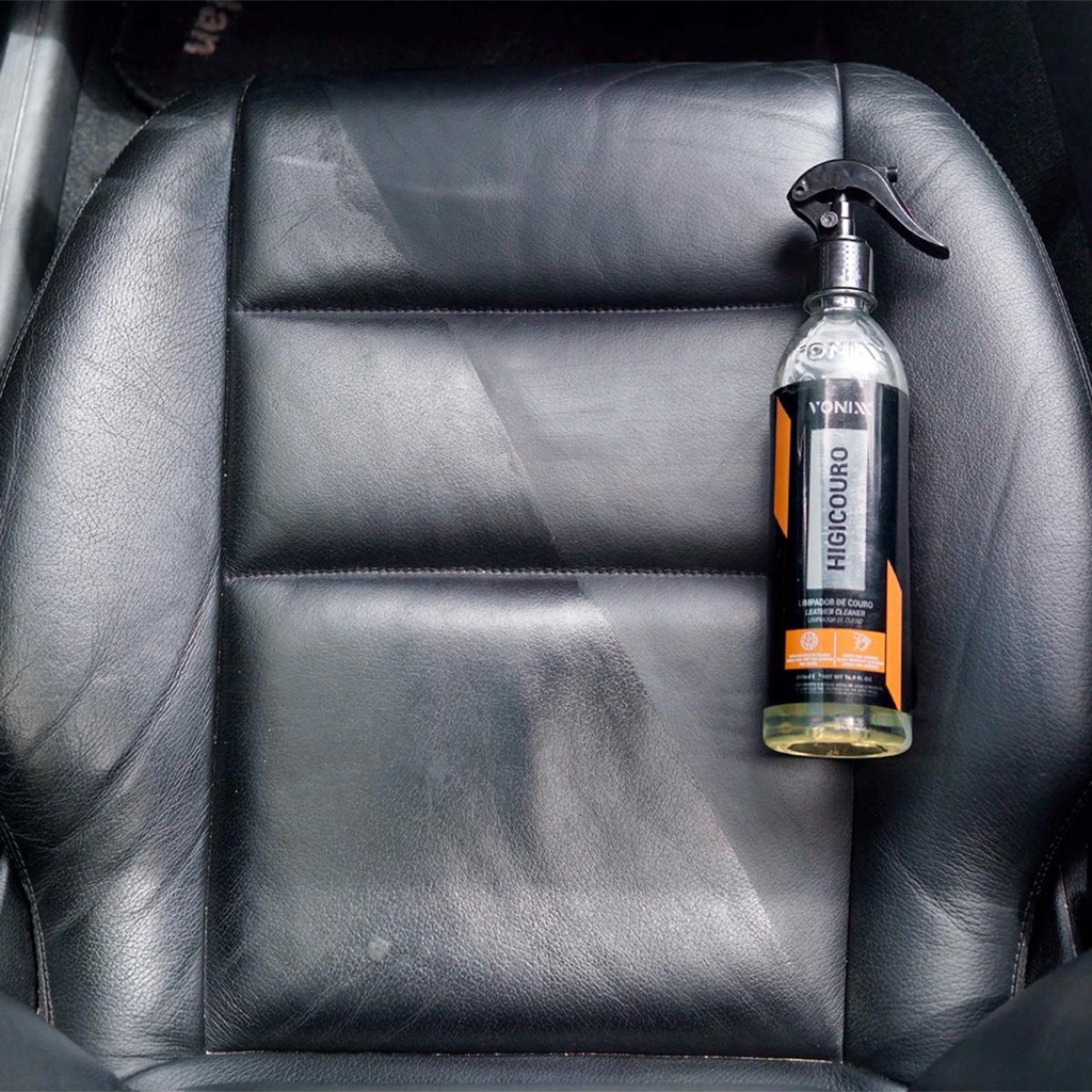 Kit Vonixx Limpar Hidratar Couro Higicouro + Hidracouro + Aplicador de Espuma Automotivo · foto 2