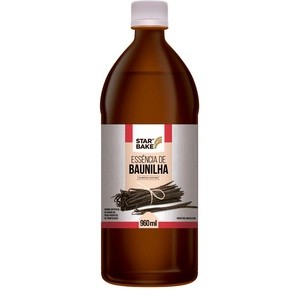 Essência De Baunilha Escura 960 Ml - Levapan