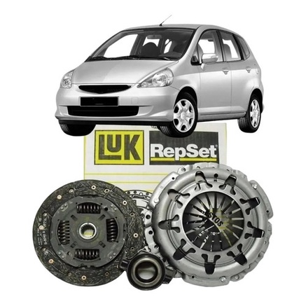 Kit Embreagem Com Rolamento Original Luk - Honda Fit Lx Lxl 1.4 8v Gasolina 2004 2005 2006 2007 2008 Com Garantia