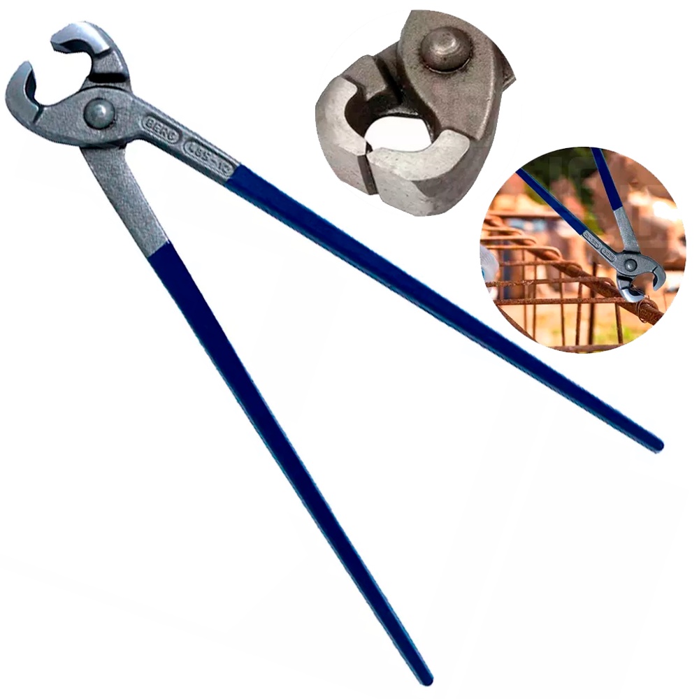 Alicate Tipo Turquesa Torques Armador 14 Pol. Profissional Construção Civil Amarração Estruturas em Oferta na Shopee