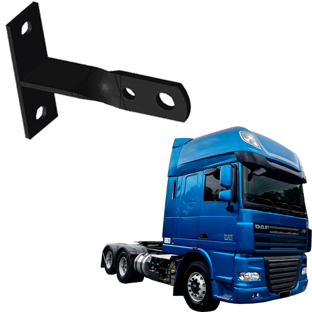 Suporte Traseiro para Antena Px Carreta Caminhão Daf