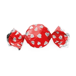 Papel Trufa 14,5x15,5cm - Coração Vermelho - 100 unidades - Cromus