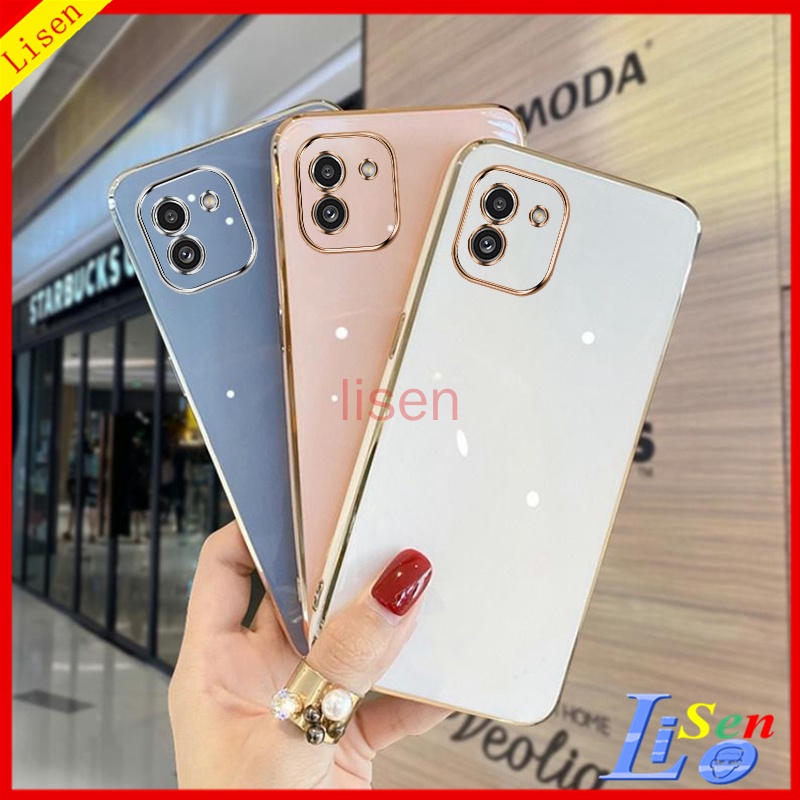 Samsung A03 A04 A04E A03 Core A02S A03S A02 M02 Elegante Simples Capa De Telefone À Prova De Choque ZBB
