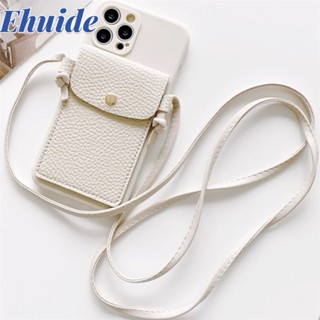 iPhone 14 13 Pro Max 11 12 14 Plus Luxo Clássico PU Carteira De Couro Crossbody Capa Macia