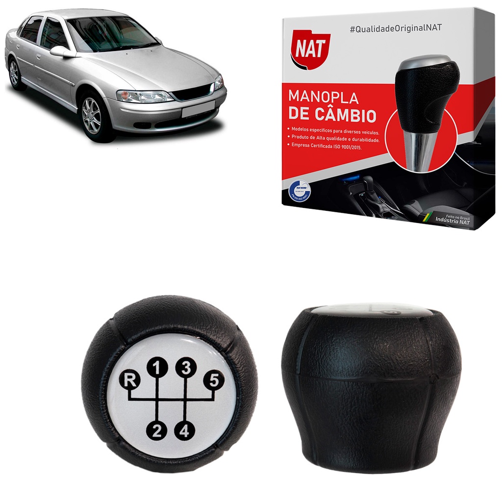 Manopla de Câmbio Vectra Ano 1997 Até 2005 C/ 5 Marchas