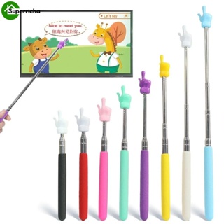Ponteiro De Mão Extensível Guia De Leitura Varanda Suprimentos De Sala De Aula Design De Dedo Ensino Retrátil Haste De T em Oferta na Shopee