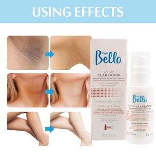 Depil Bella Whitening Serum for Face , Armpit E Virilha 40g em Oferta na Shopee