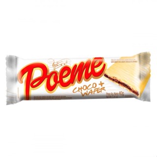 Choco + Wafer Poeme Branco 40g