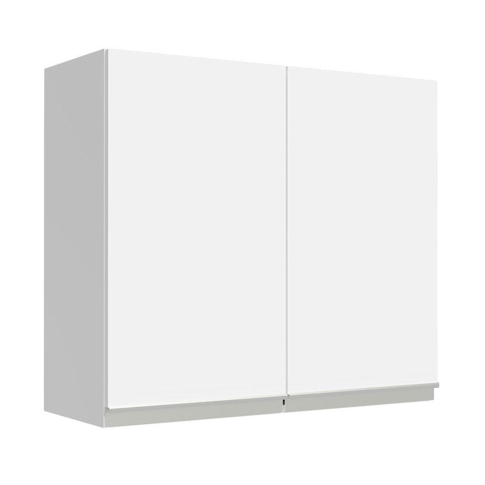 Armário de Cozinha Aéreo 70 cm 2 Portas Branco Glamy Madesa - Home & Living