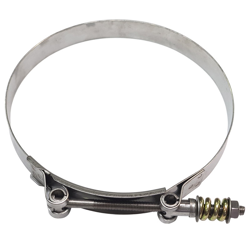 Abracadeira Tucho Com Mola Tubos 1763 Inox 120-130mm