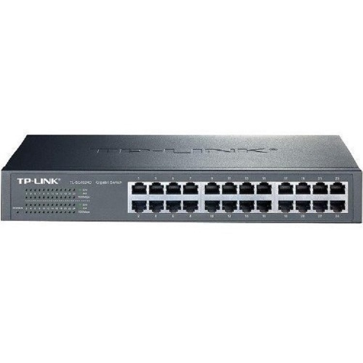 Switch Tp-link 24 Portas Tl-sg1024d 10/100/1000mbps Gigabit