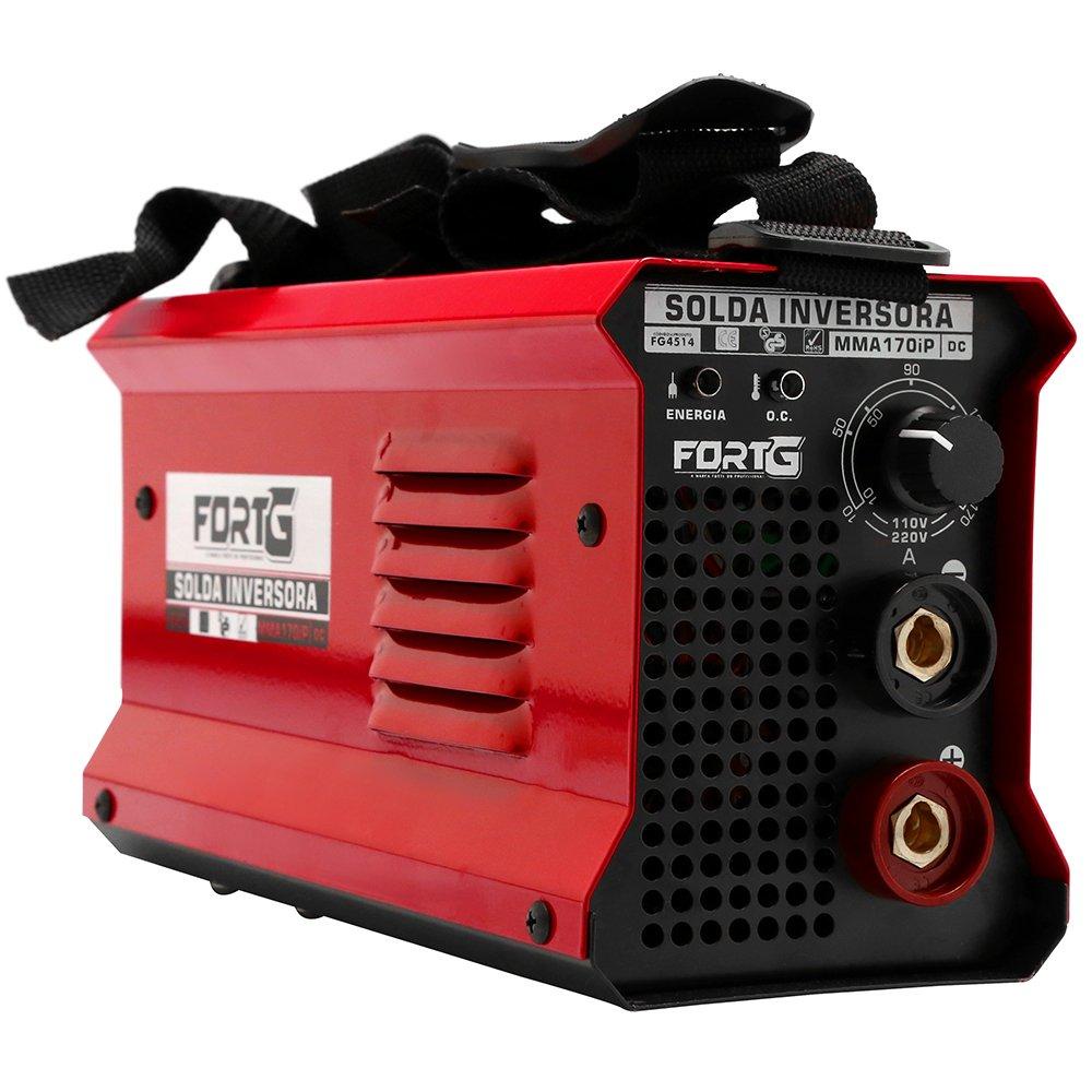 Máquina de Solda Inversora MMA170iP 170A Compacta Bivolt - FortG - Home & Living