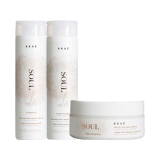 Kit Braé Soul Color - Shampoo e Condicionador e Máscara