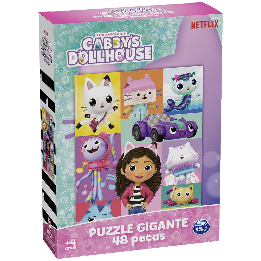 Puzzle Gigante 48 peças Gabby's Dollhouse em Oferta na Shopee