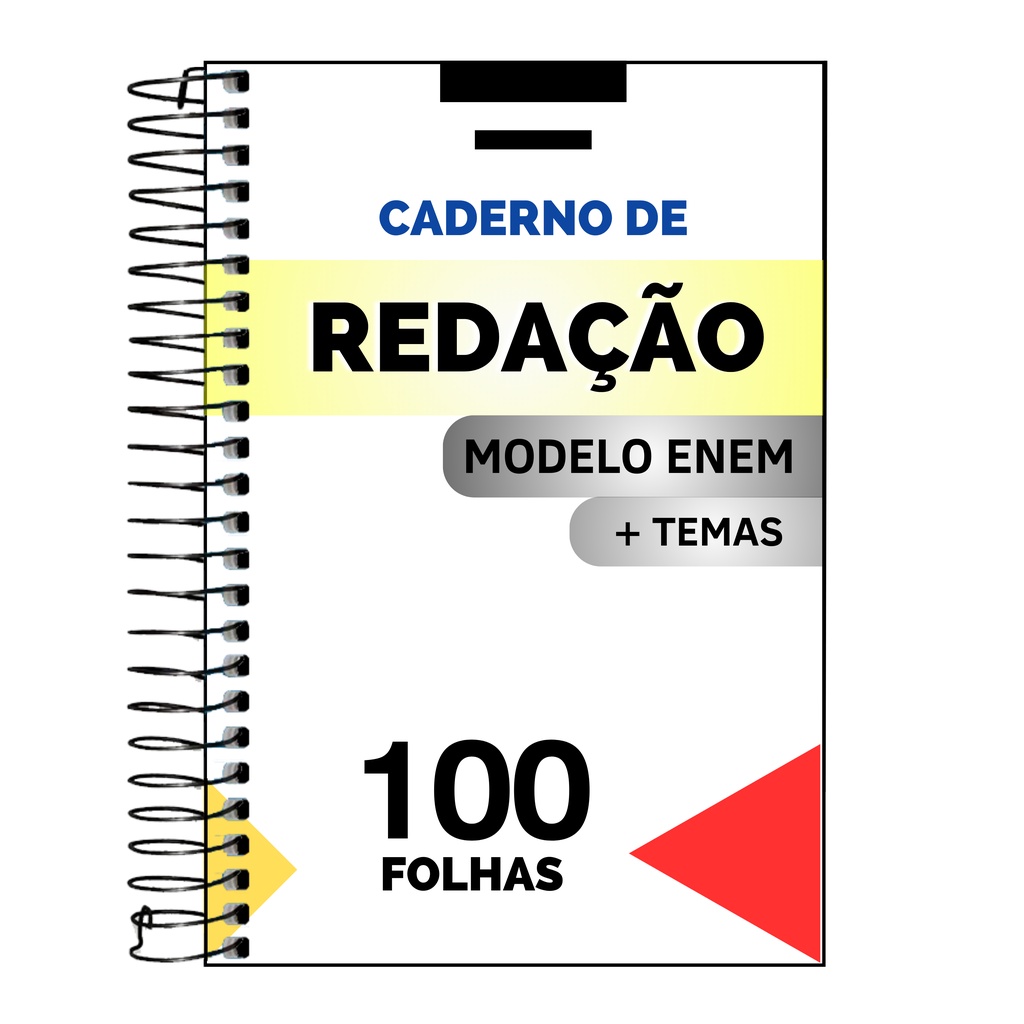 Caderno para Redaçoes com 100 Folhas de Redaçao em Oferta na Shopee