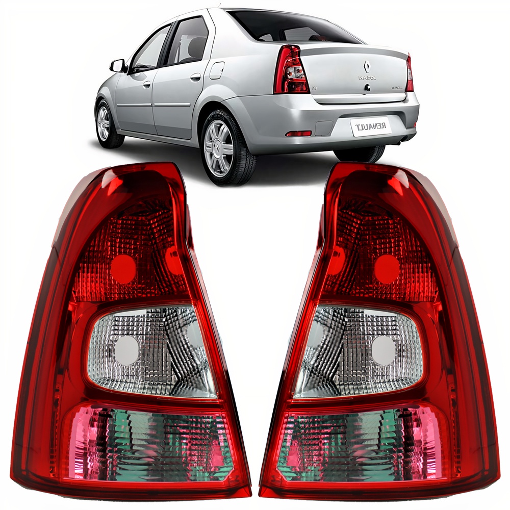 PAR Lanterna Traseira Renault Logan 2011 2012 2013 em Oferta na Shopee