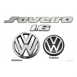 Kit Emblemas Saveiro 1.6 - Quadrada 1991 À 1997