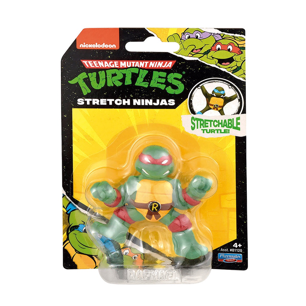 As Tartarugas Ninja - Mini Boneco Elástico Raphael de 6cm - Hobbies & Collections
