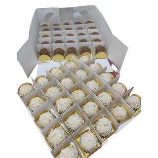 10 CAIXA PARA 50 DOCE COM DIVISORIAS E VISOR FORMINHA GRATIS em Oferta na Shopee