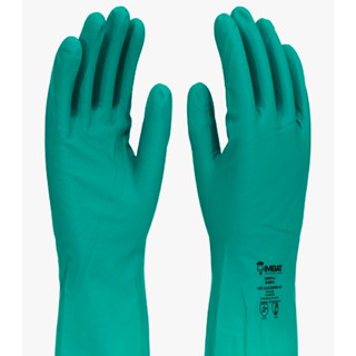 Luva Nitrílica Verde Limpeza E Produtos Químicos TAM 8