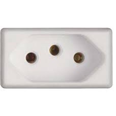Modulo Tomada 20A Tramontina Giz/Liz/Tablet/Lux Branca