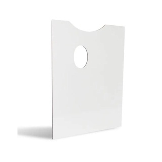 Paleta p/ Pintura em Formato Retângular Branco 22x30 cm em Oferta na Shopee