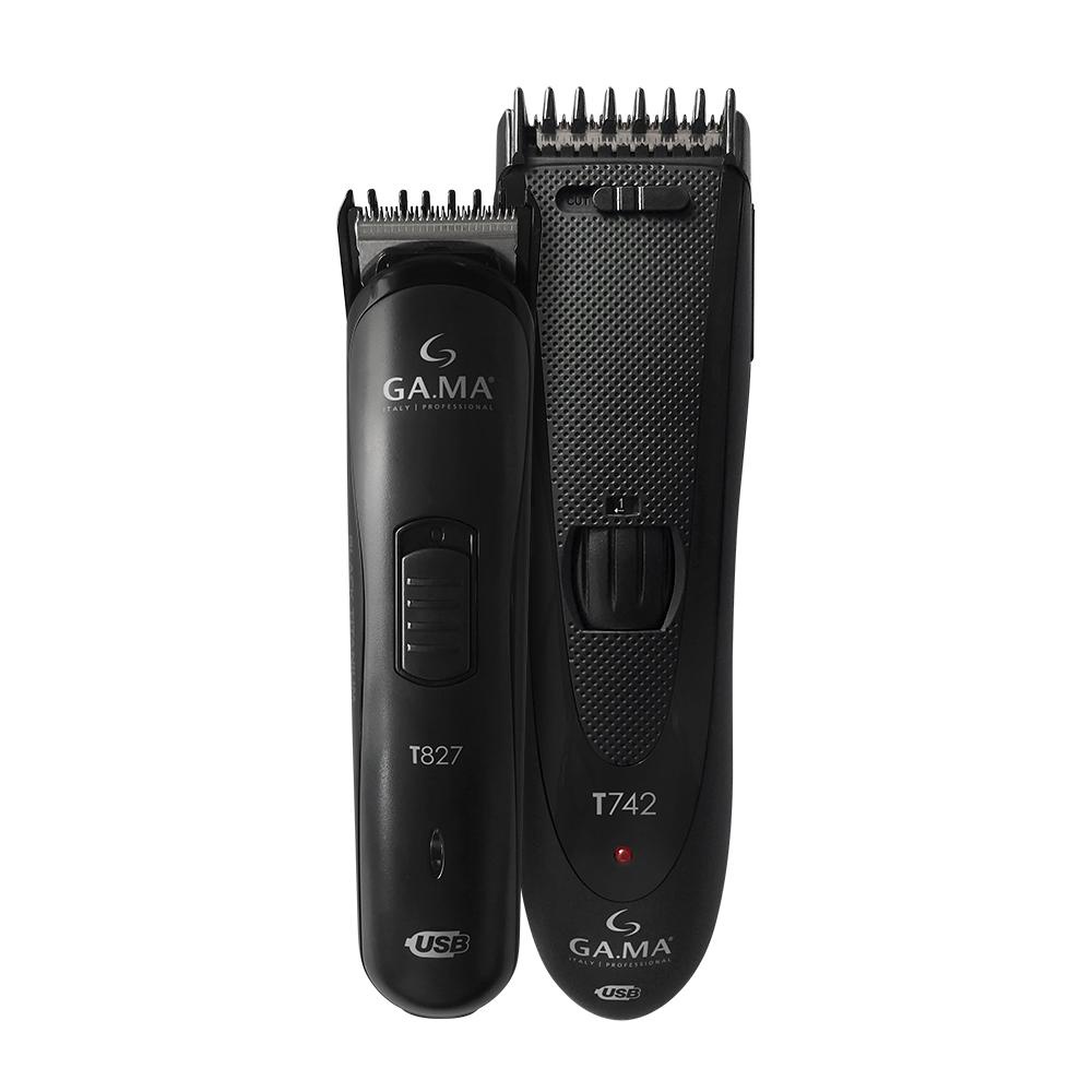 Imagem Kit Máquina de Corte T747 Black Titanium USB Bivolt Gama Italy